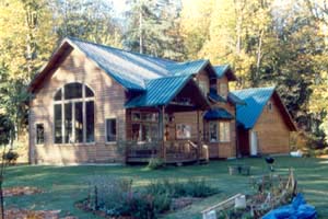 Back view of Maxwell Residence